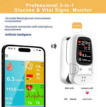 Develops Newly Launched Non-Invasive Smart Glucose Meter ✅made in the USA✅🔥Limited stock available!🔥